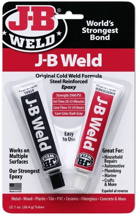 jb weld sheet metal|J.